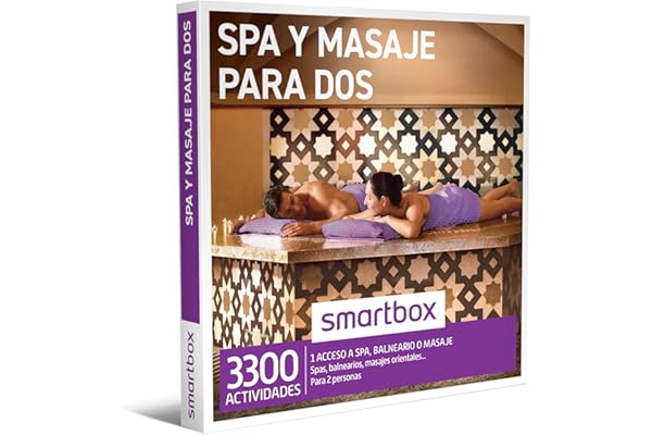 Smartbox - Caja Regalo SPA y Masaje para Dos - Idea de Regalo para Parejas - 1 Actividad de Bienestar para 2 Personas