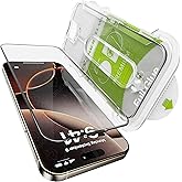 iPhone 17 İle Uyumlu PREMIUM Hizalama Aparatlı ve Takılırken Camın Altında Kesinlikle Toz Bırakmayan Darbelere Karşı Ekstra G