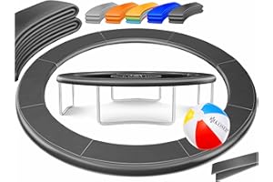 KESSER® - Trampolin Randabdeckung Ø 244, 305, 366, 426 cm, 30cm breit 100% UV-beständig reißfest Federabdeckung inkl. Beachball