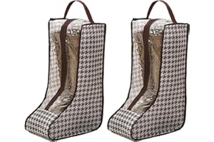 WATDENYFINE 2 Stück Stiefeltasche, Schuhtasche Stiefel Aufbewahrung Reitstiefeltasche Schuhbeutel Reise Tragbare Stiefeltasche Staubdicht Geeignet für Zuhause und Reisen die oben über Tragegriffe verfügen