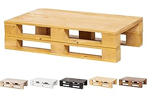 PALETS TALAVERA SL Mesa Auxiliar/Mesa de Centro de PALETS NUEVOS - Mesa Vintage - RÚSTICA (100cm X 60cm, Pino)