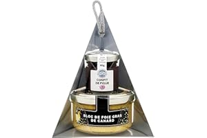 DUCS DE GASCOGNE - Coffret Gourmand "Complicité" - Comprend 2 produits dont un bloc de foie gras - Spécial Cadeau (901036)