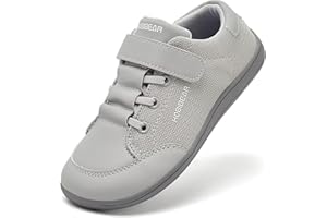 HOBIBEAR Kids Calzado Descalzo Ancho para niños niñas Outdoor Trail Running Walking Ligeras Flexibles de Trail Shoes
