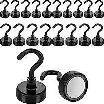 Ganci Magnetici Newaner 6 Pezzi - Forza 12KG, Magnete Al Neodimio - Foto 8