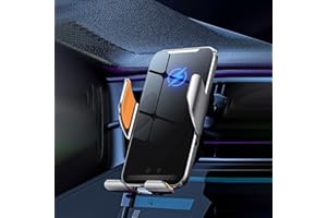 PDKUAI 15W Fast Wireless Charger Auto Handyhalterung Mit Ladefunktion Automatischer Induktion Ladestation Auto Kfz Handy Halterung berühren Auto Lüftung für iPhone Samsung Huawei LG Google usw