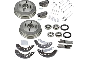 ‎ATEC GERMANY BESTPRICE Bremsensatz Hinterachse inkl. 2x Bremstrommel 4x Bremsbacken 1x Montagesatz 2x Nachsteller Bremsbacken 2x Radbremszylinder 2x Radlager Kompatibel mit FORD FIESTA Mk4 (JA_, JB_), PUMA (EC_)