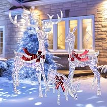 Philips Outdoor Christmas Deer Christmas Decorations | 58cm Light Up