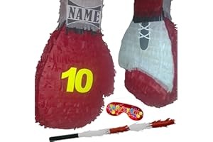 BOOGIE WOOGIE PINATAS Boxing Glove Pinata with stick and paper blindfold