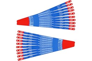 JatilEr 20 lames de rechange de scie à métaux, lames de scie à métaux JatilEr avec 18 dents et 24 dents par pouce