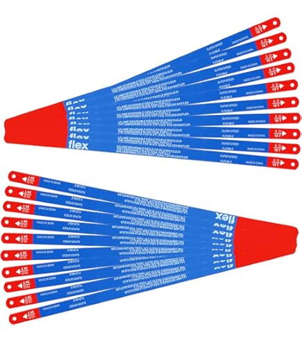 Lama Per Sega A Mano Doppia - 300x25 Mm, 32 Denti | Per Metallo, Acciaio E Plastica - Foto 10