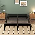 Lutown-Teen Small Double Bed Frame 4ft with Rounded Corner Legs, Heavy Duty Metal Bed Frame Small Double, Small Double Beds 36 cm High, Noise Free, Easy Assembly