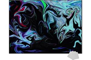 Tkuhknag Alfombra para batería Insonorizada Antideslizante Protectores 110 x 80 cm Alfombra de Tambor - Kit Profesional de Batería de Jazz Electrónico, Drum Rug, Rectangulares Alfombras Acusticas