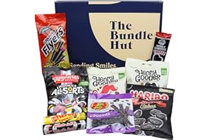 Liquorice Sweets Gift Set Hamper Box from The Bundle Hut: Includes Liquorice Allsorts, Liquorice Flyers, Red Liquorice, Liquorice Toffee & more, 1.2kg (Blue Box)
