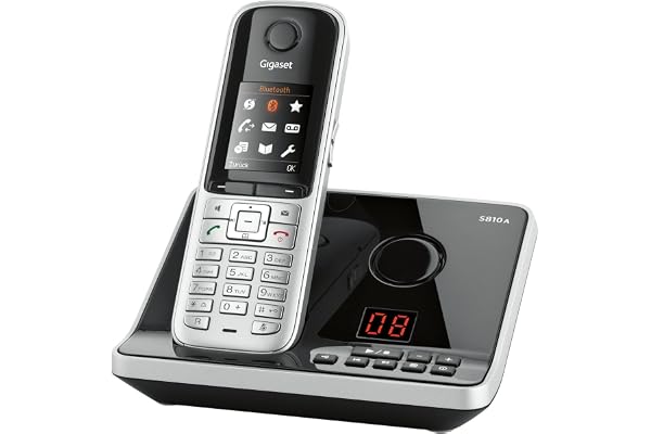 Gigaset S810A Téléphone numérique sans Fil Argent