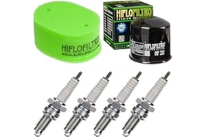 ‎PAMOTO Luftfilter Ölfilter Zündkerzen für VN 750 A Baujahr 1986-1993 Doppelzündung Servicekit Wartungskit