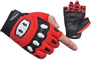 Seibertron Dirtclaw Unisex BMX MX ATV MTB Road Racing Mountain Bike Bicycle Cycling Off-Road/Dirt Bike GEL Padded Anti - Slip Palm Fingerless Gloves Motorcycle Motocross Sports Gloves