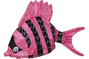 W WIDMANN MILANO Party Fashion - Sombrero de pez tropical, sombrero de felpa con lentejuelas, disfraz de animal, carnaval