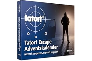 FRANZIS 67227 - Tatort Escape Adventskalender: Niemals vergessen, niemals vergeben, Escape Room mit 24 spannenden Rätseln für die Adventszeit