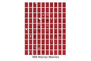 POP CHART LAB Pop Chart | 100 Horror Movies Scratch-Off Poster | 12" x 16" Wall Art | Horror Movie Decor for the Scary Movie Fan | 100% Made in the USA…