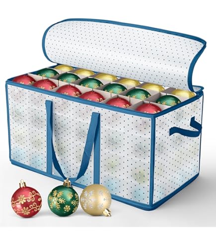 Opbergdoos, sorteerdoos, kersttas voor kerstballen
