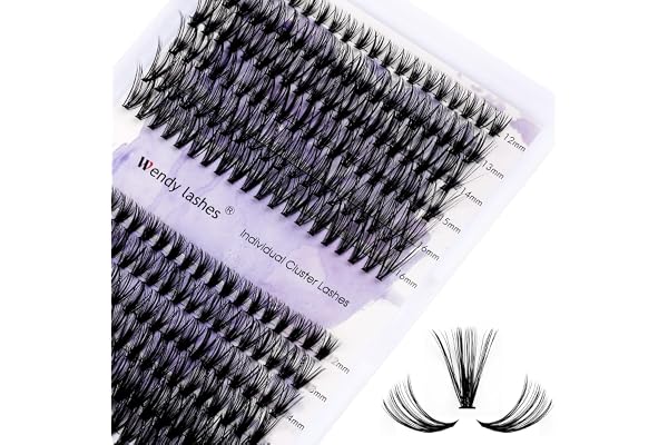 Faux Cils Individuels Cluster Cils Volume Russe 0.07mm D Curl Mixte 12-16mm 30D+40D Cluster Extensions de Cils Individuels Bouquet Effet 3D Cluster Eye Lashes(30D+40D-0.07-D-MIX12-16)