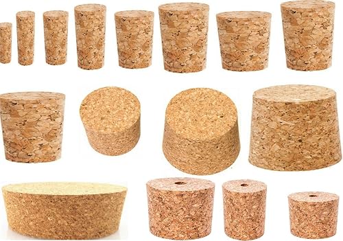 lilawelt24 Spitzkorken aus Naturkork, 45/37 mm