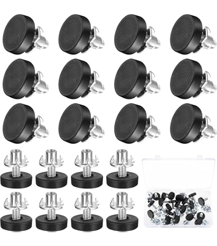 Cyclingcolors 4x Piedi Regolabile Tappo Plastica Piedino Piede - Foto 8