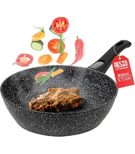 Woll 11034DPSL Diamond Lite-Wok en Fonte pivotant et rührpfanne dans