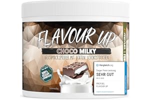 ‎PROFUEL Geschmackspulver - Choco Milky - 250g - Leckerer Geschmack und Süße - nur 12 kcal pro Portion - Vielseitig einsetzbar für Lebensmittel & Getränke - Flavour Powder - FLAVOUR UP