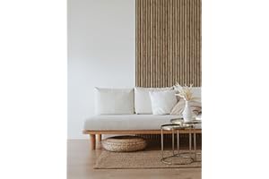 Nord Plus - Pannelli da parete 3D in MDF, pannelli acustici, elastici, 1 mm di spessore, 4 pezzi = 2,16 m²