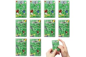 APOMOONS Set 10 Flipper Calcio, Puzzle e Giochi per Bambini, Regalini Fine Festa Mix (7.5x4.5CM)