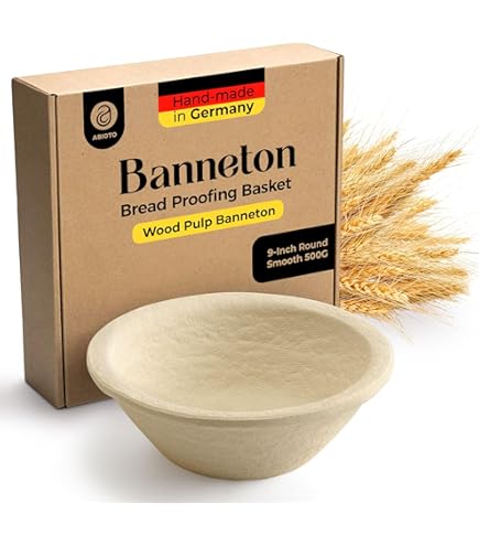 Banneton rond entoilé - 22 cm - Meilleur du Chef