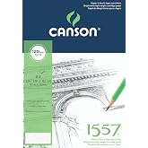 Canson 1557 Resim Ve &Ccedil;izim Blok 120Gr A3 40Yp &Uuml;stten Spiralli Resim Defteri