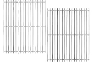 NORDIC BBQ STORE Grille de rechange en acier inoxydable 7522, 38 x 28,6 cm, pour Weber Spirit série 200, 38 cm, pour Weber Spirit E-200, E-210, Spirit S-200, S-210, Genesis Silver A, 7523 7521 65904 65905