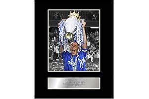 Iconic pics John Terry Digitally Signed Mounted Photo Display 10x8 Inches Autographed Picture Print