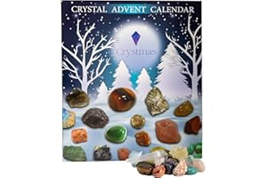 CRYSTMAS Crystal Advent Calendar 2024-25 days Crystal Calendar - Gemstone Advent Calendar 2024- Crystals Advent Calendar 2024 - Crystal Gifts- Advent Calendar Adults- Advent Calendar 2024 adults - UK Seller