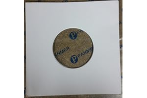 PANMER JMC Lot de 50 pochettes de protection en papier pour vinyles Blanc 17,8 cm