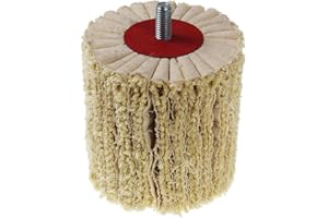 Xpert-60 Sisal Mop Coarse Buffing Wheel for UPVC Plastic Frames and Scratches
