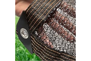 JIAJUTUI001 Filet D'Ombrage Voiles pour Patio Protection Solaire à Résistante Voile Ombrage Ajourée Filet Protection Solaire Abat Jour Maille Résistante pour Plantes (2x5m(6.56x16.40ft))