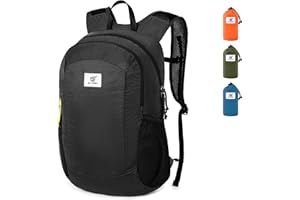 SKYSPER ISHELL16 16L Antivol Sac Pliable | Ultra Léger pour Randonnée, Voyage, Sport, École & Quotidien - Unisexe