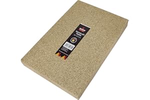 KAMINO-FLAM Kamino Flam 333323 - Plancha de Vermiculita, Marrón, 30 x 19.8 x 3 cm