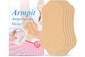 SHEFAVE 28Pc Ultra-Thin Invisible Armpit Sweat Pads For Women & Men, Underarm Sweat Pads, Sweat-Block Wipes | Sweatproof & Odour Control | Disposable Underarm Shields