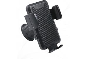 Xibao Support Telephone Voiture,Porte Telephone Voiture,Porte Téléphone Rotatif à 360 Degrés pour Grille D'aération pour Smartphone iPhone Android,Adapte à la Plupart des Voitures (Fibre Carbone)