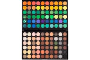 LaRoc Fusions 120 Colours Eyeshadow Palette Makeup Set | Pigmented Shimmer Matte, Glitter and Metallic Eyeshadow Set Makeup Palette | Nude Shades Eye Shadow Set