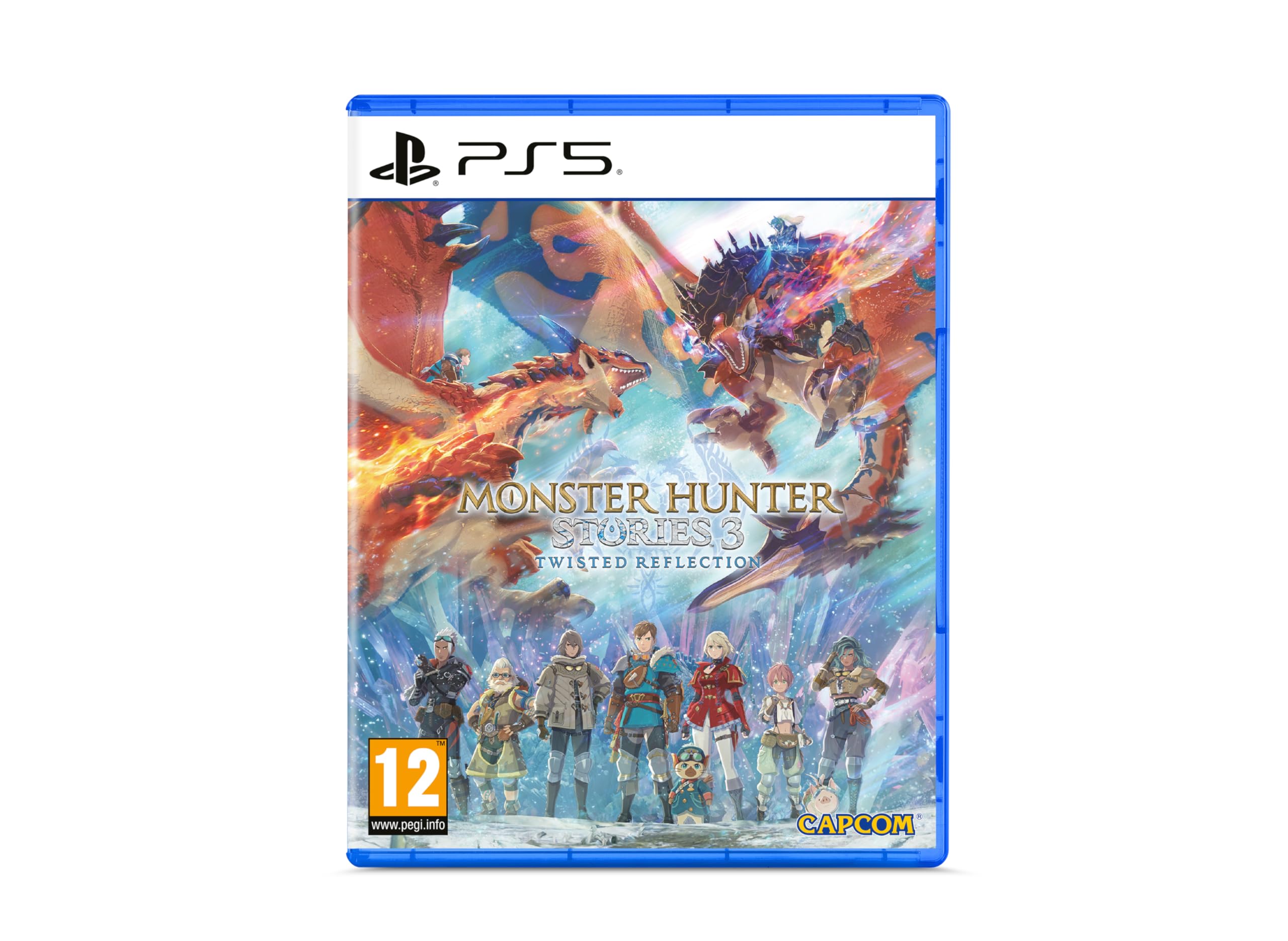 Carátula de Monster Hunter Stories 3: Reflejo retorcido para PS5 (edición PAL España)