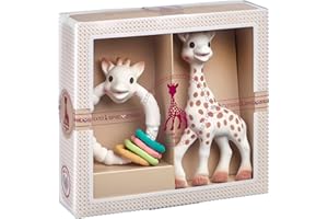 Vulli Zestaw żyrafy Sophie + gryzak do kolorowania