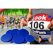 EventClip Race Bib Clips X 4 - BLUE. Proven Snap-Lock For Securing Running And Cycling Numbers. Made In The UK With Recycled Plastic Est 2012 Far Better Than Magnets. Fed Up With - View #8