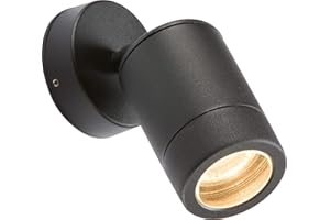 Knightsbridge GU10 WALL3LBK Black Adjustable Wall Light