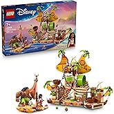 LEGO ǀ Disney Moana 2 Kakamora Gemisi 43258-7 Yaş ve &Uuml;zeri Disney Hayranı &Ccedil;ocuklar i&ccedil;in Hazine Sandığı ve Gemi İ&ccedil;eren Yaratıc