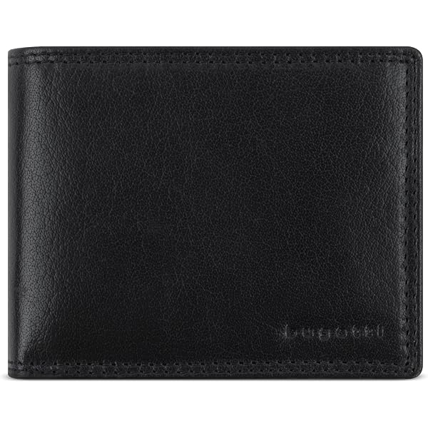 bugatti SUPER SLIM RFID SCHUTZ 12 CM - Portafoglio - schwarz/nero